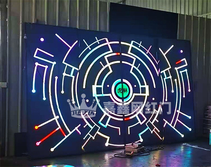 网红门掌纹门梦幻科技智能门